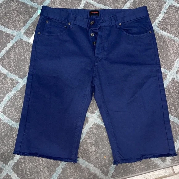 Raf Simons | Shorts | Raf Simons 995 Cutoff Cotton Denim Blue 